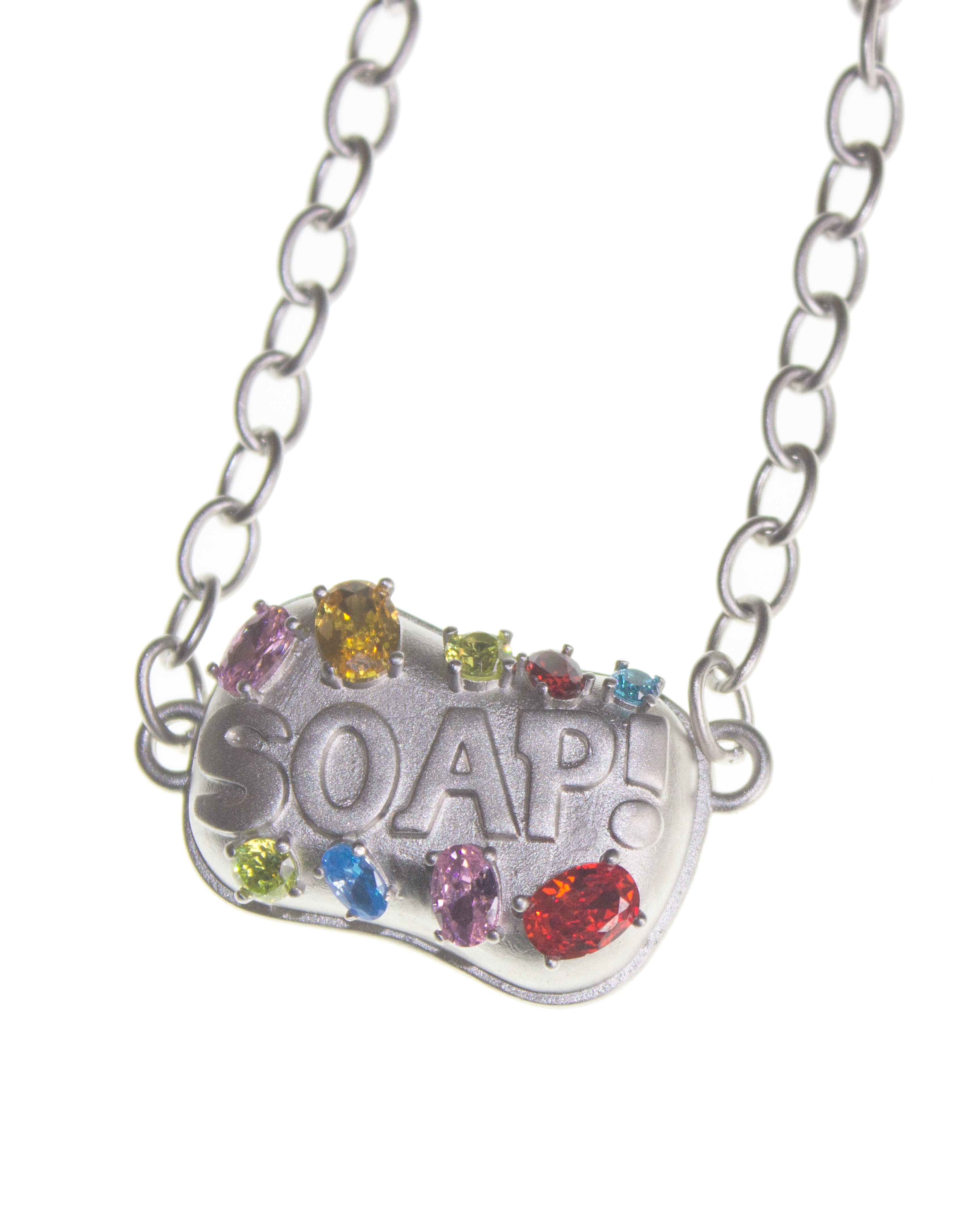MULTI-COLORED SOAP NECKLACE