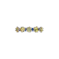 BLUE BATHROOM FLOWER SLIM RING
